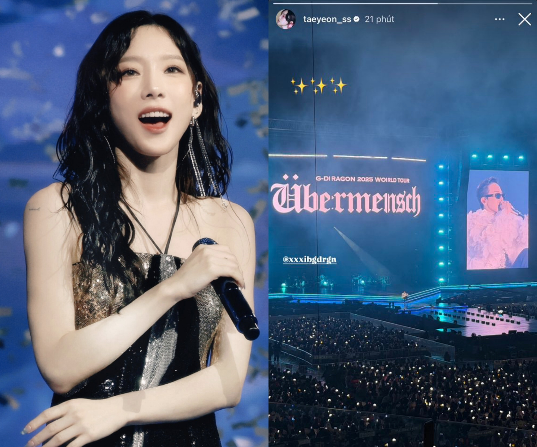 Taeyeon và màn tương tác sau cả thập kỷ gây sốt với GD