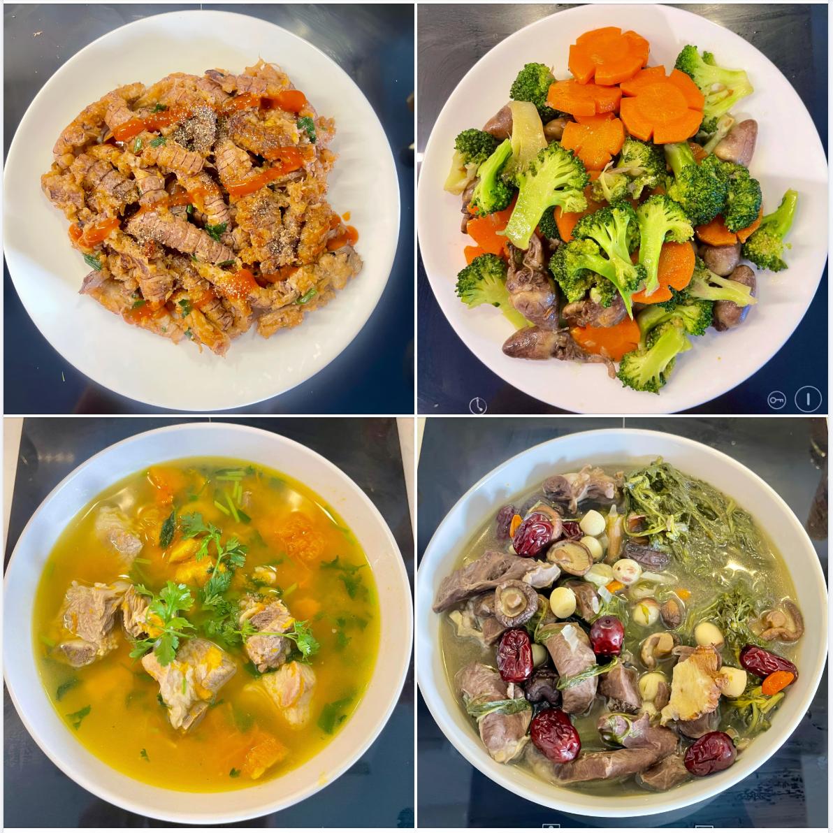 Tiến Đạt rất thích nấu ăn (Ảnh: FBNV)