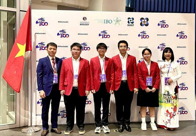 Việt Nam nằm trong nhóm 10 quốc gia có tổng điểm toàn đoàn cao nhất IBO 2025.