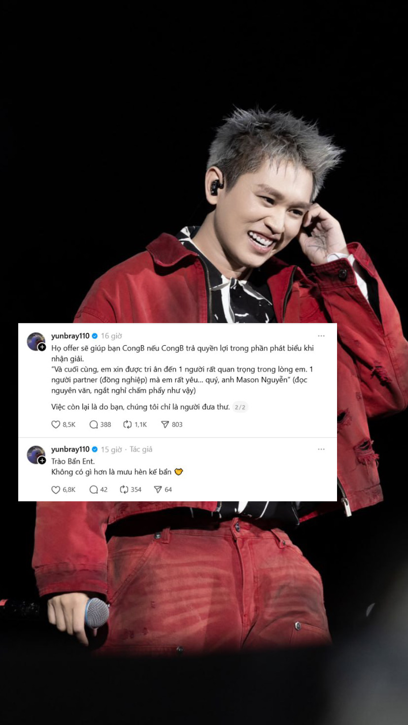 B Ray công khai đưa ra 