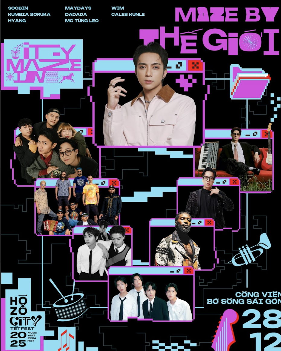 Mỹ Tâm - SOOBIN - HIEUTHUHAI cùng dàn sao Việt đổ bộ HOZO CITY TẾT FEST 2025, sẵn sàng khuấy đảo “3 đêm không ngủ” 