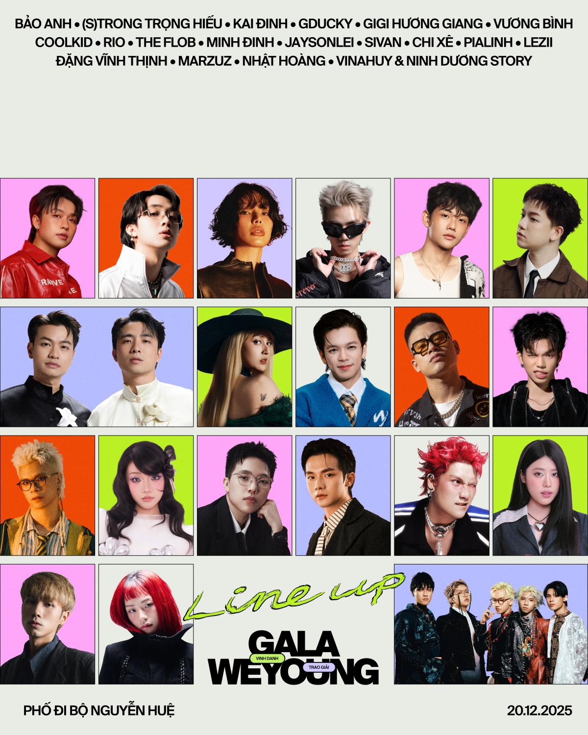 Trọn vẹn thông tin trước giờ Gala WeYoung 2025 “lên đèn”: Hội 