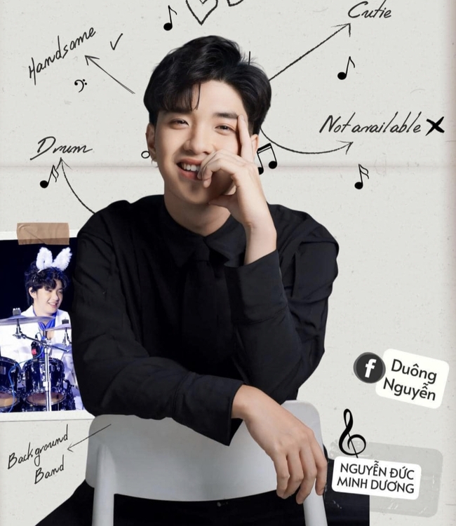 Duông Drum đang hoạt động với với tư cách thành viên của Background Band