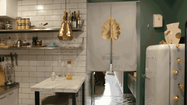   Phòng bếp: tối giản nhưng chỉn chu.  