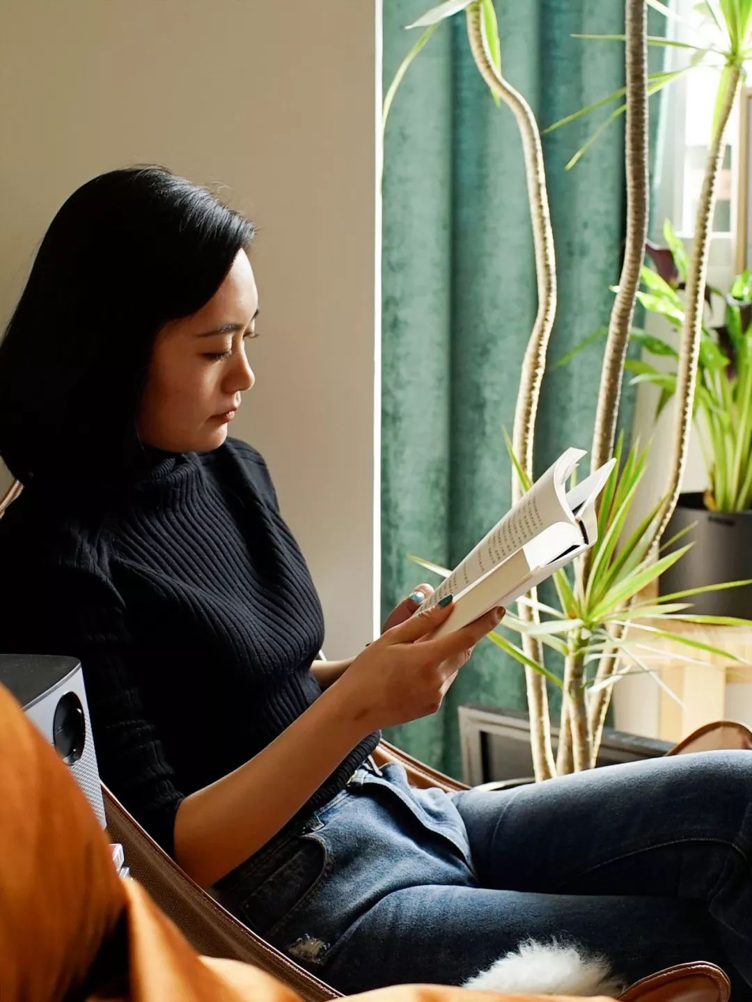 Căn nhà giúp cô sống chill.