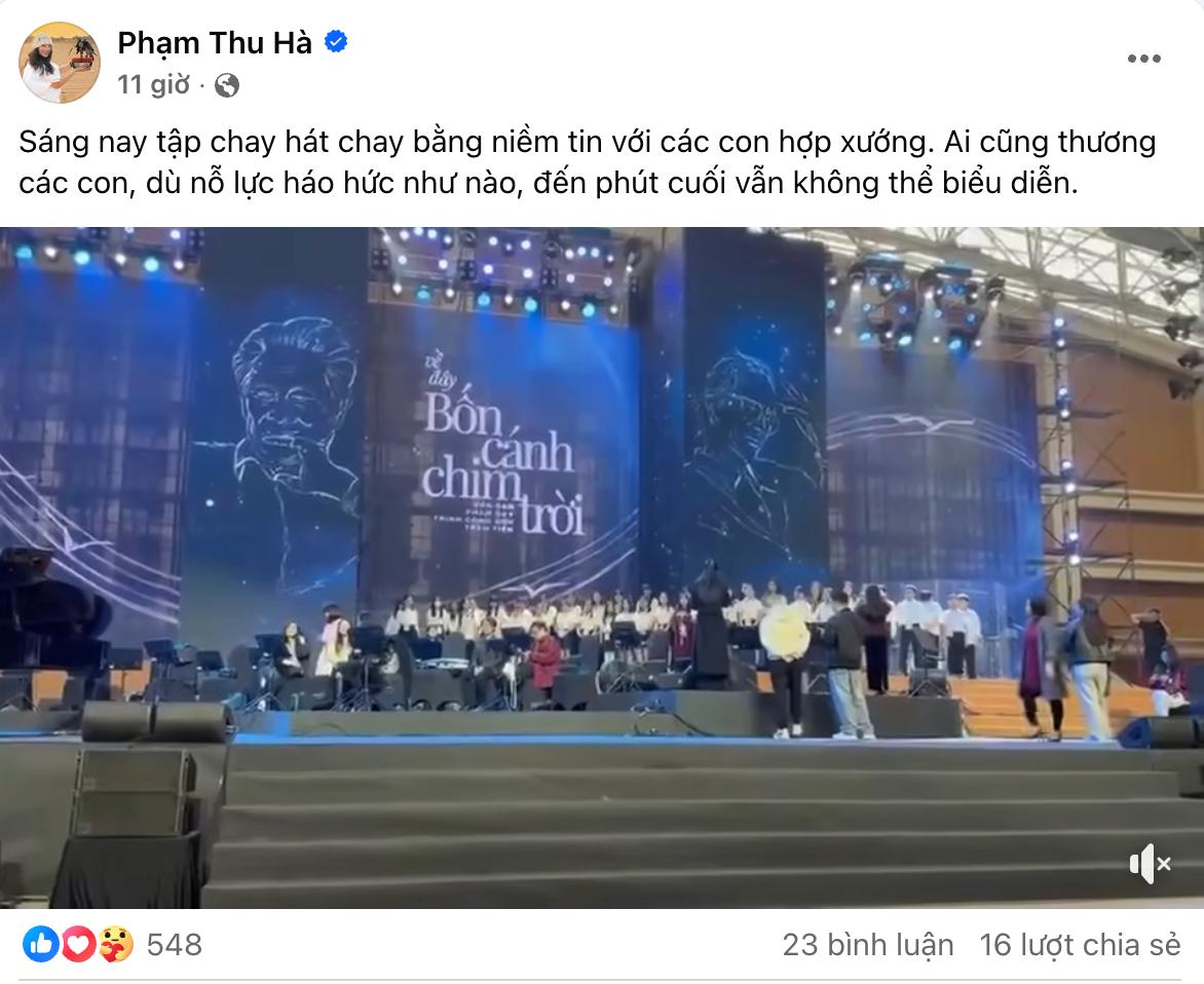 Phạm Thu Hà bày tỏ sự thất vọng