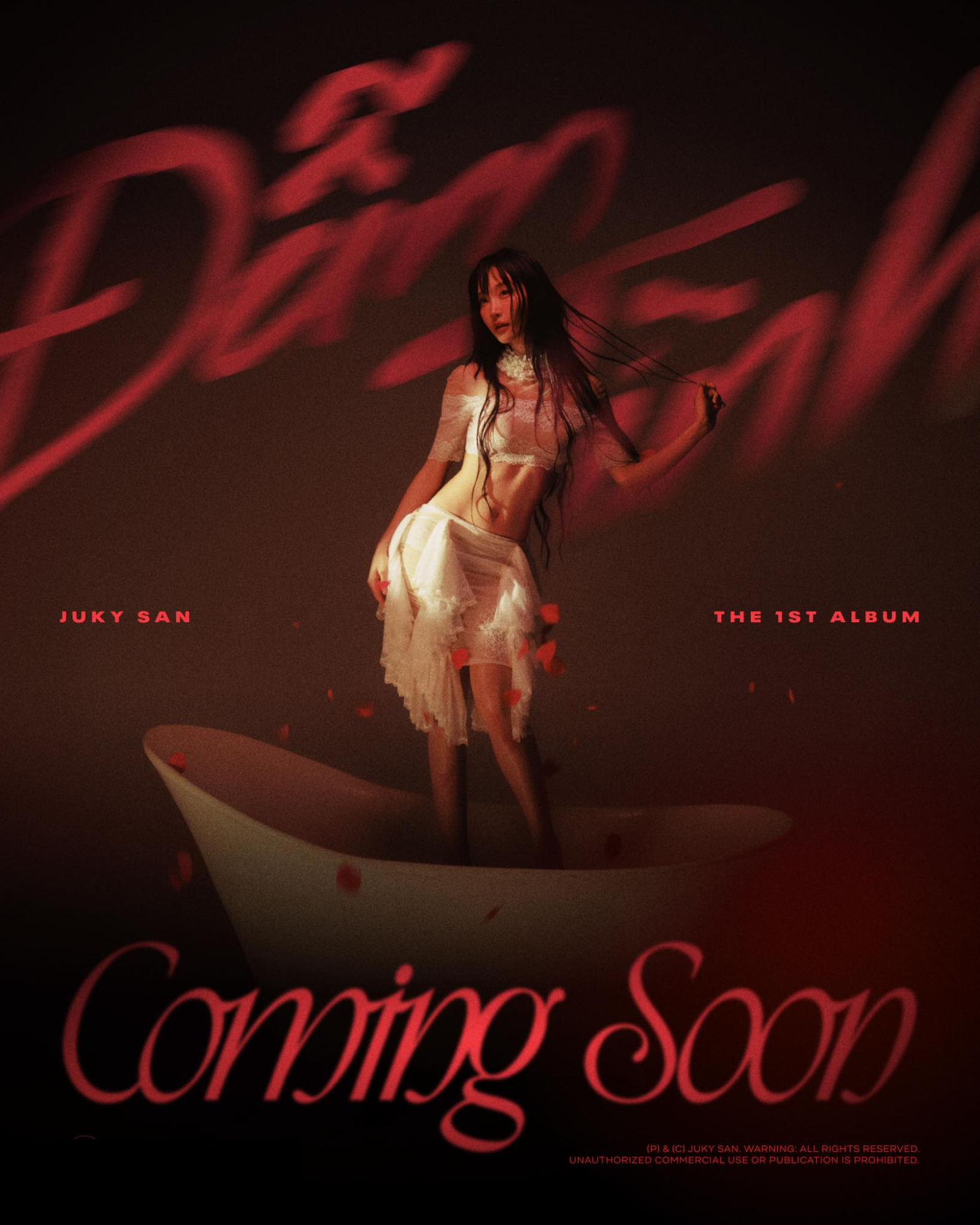   Juky San công bố ra mắt album đầu tay mang tên Đẫm Tình (Ảnh: FBNV)  