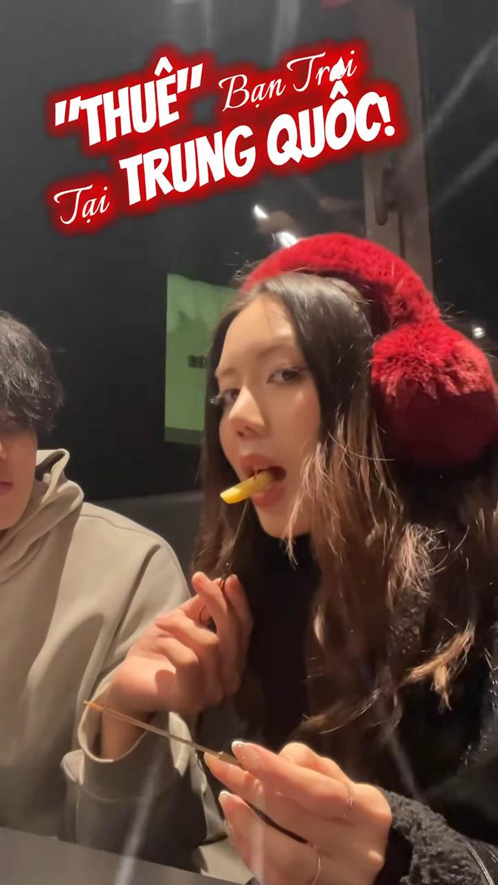 Hồng Hạnh chia sẻ trải nghiệm dịch vụ thuê bạn trai tại Trung Quốc