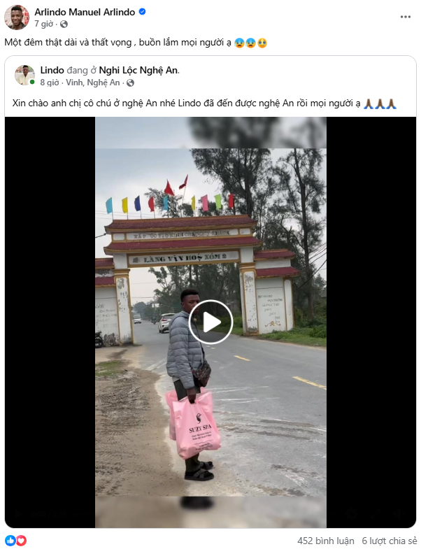 Trong clip thì nói không sao nhưng ở chú thích, Lindo lại viết: 