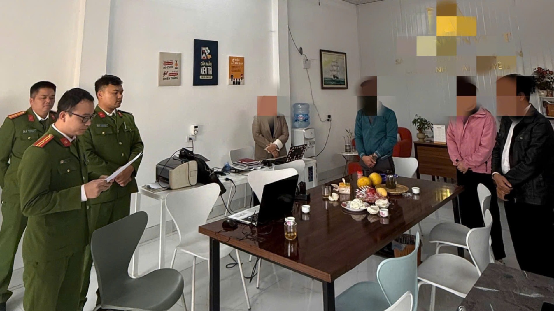 Công an tỉnh Thái Nguyên đã khởi tố vụ án hình sự, khởi tố bị can, ra lệnh tạm giam và khám xét khẩn cấp đối với Phạm Thị Hồng G, Hoàng Văn H và Nguyễn Văn T