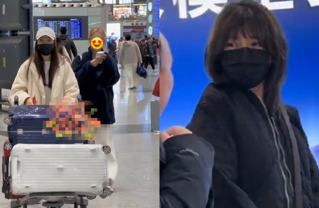 Con gái Triệu Vy (ảnh trái) xuất hiện với diện mạo lạ lẫm