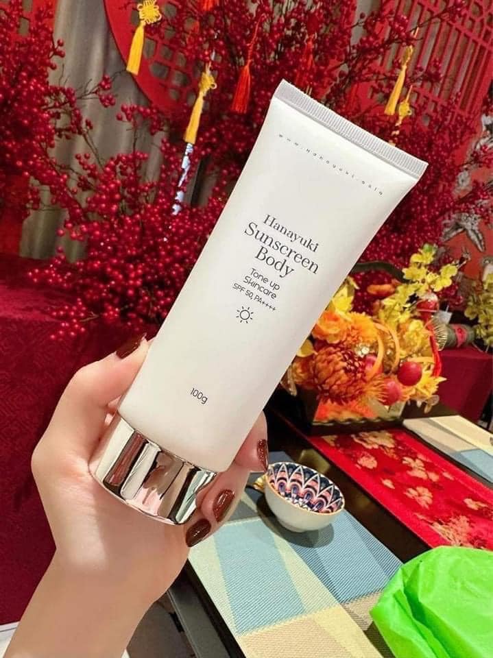 Sản phẩm Kem chống nắng Hanayuki Sunscreen Body 