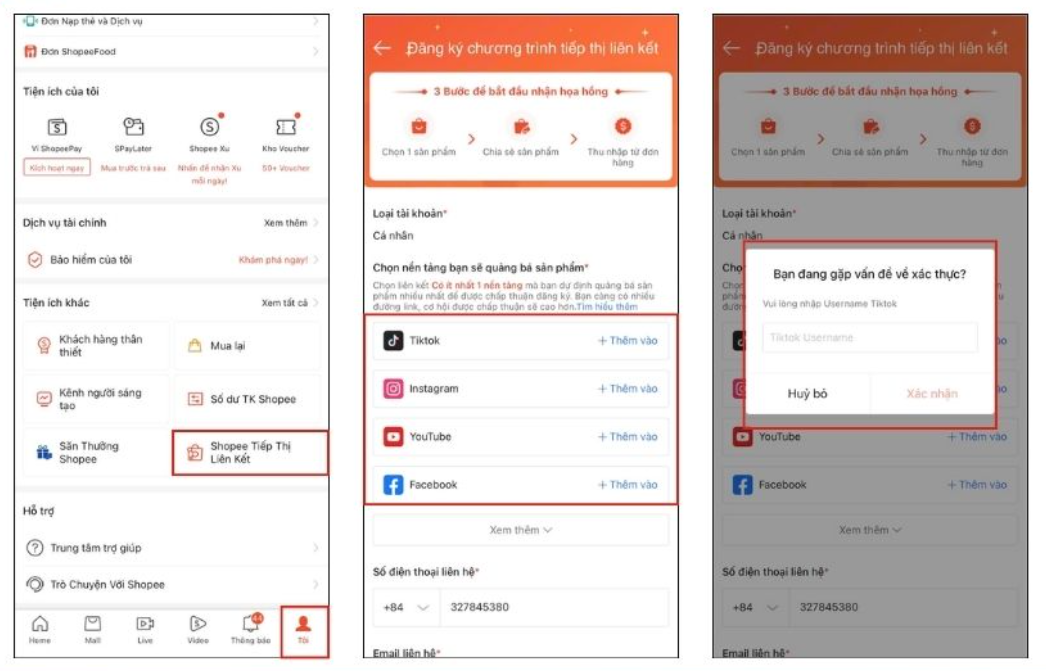 CHI TIẾT cách bắt đầu kiếm tiền từ Affiliate trên TikTok, Shopee và Facebook: Ngồi 1 chỗ có tiền là đây