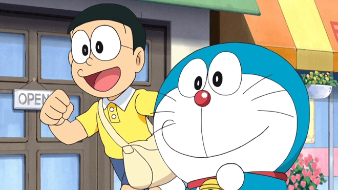 Không có Doraemon, Nobita có thể sẽ khóc nhiều hơn, vấp ngã nhiều hơn và thất bại cũng đến dồn dập hơn. (Ảnh chụp màn hình)