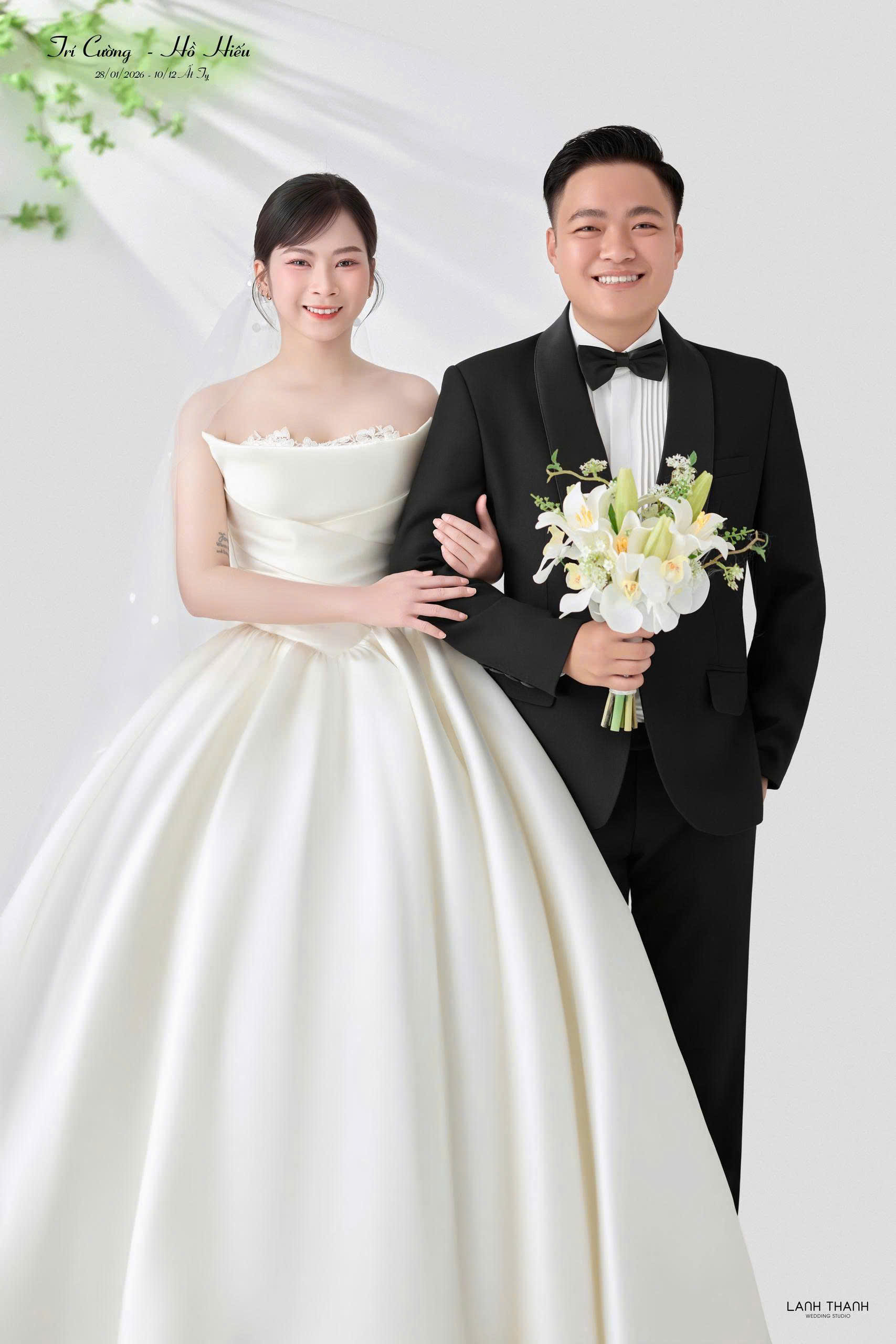 Khoảnh khắc hạnh phúc trong ngày chụp ảnh cưới của Trí Cường và Hồ Hiếu