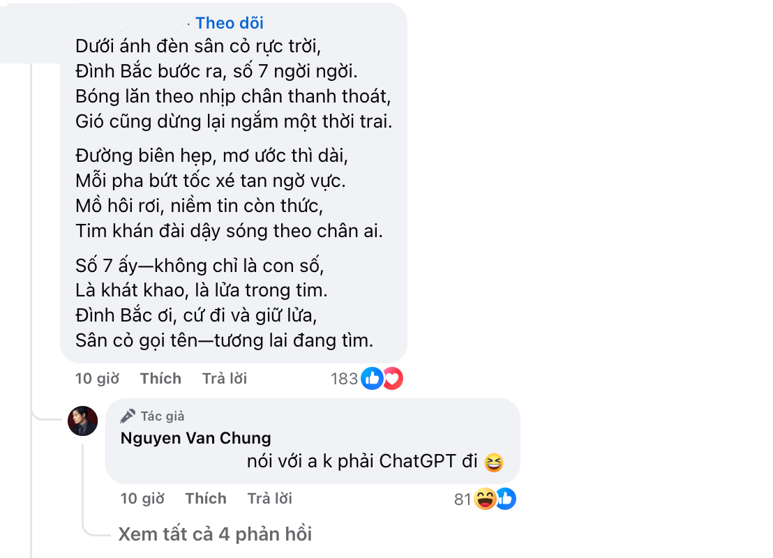   Những lời ca và vần thơ liên tục được cộng đồng mạng “xuất khẩu” (Ảnh: FBNV)   
