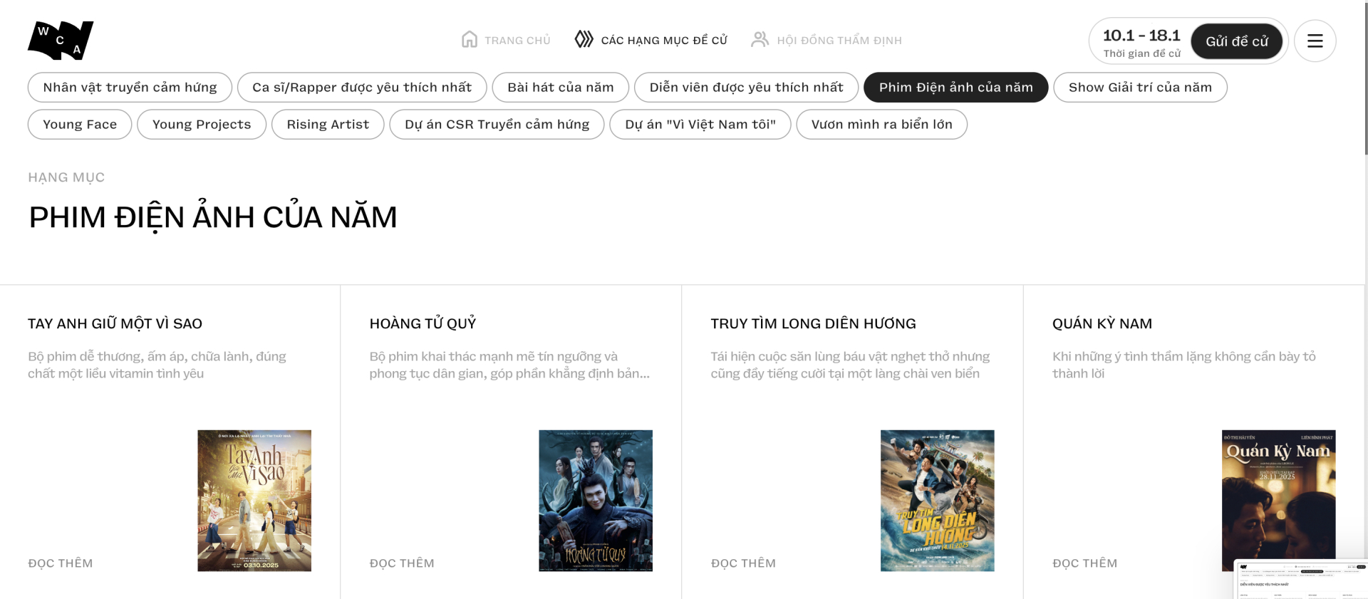 Gấp lắm rồi: Chỉ còn 1 ngày trước khi đóng cổng đề cử WeChoice Awards 2025!