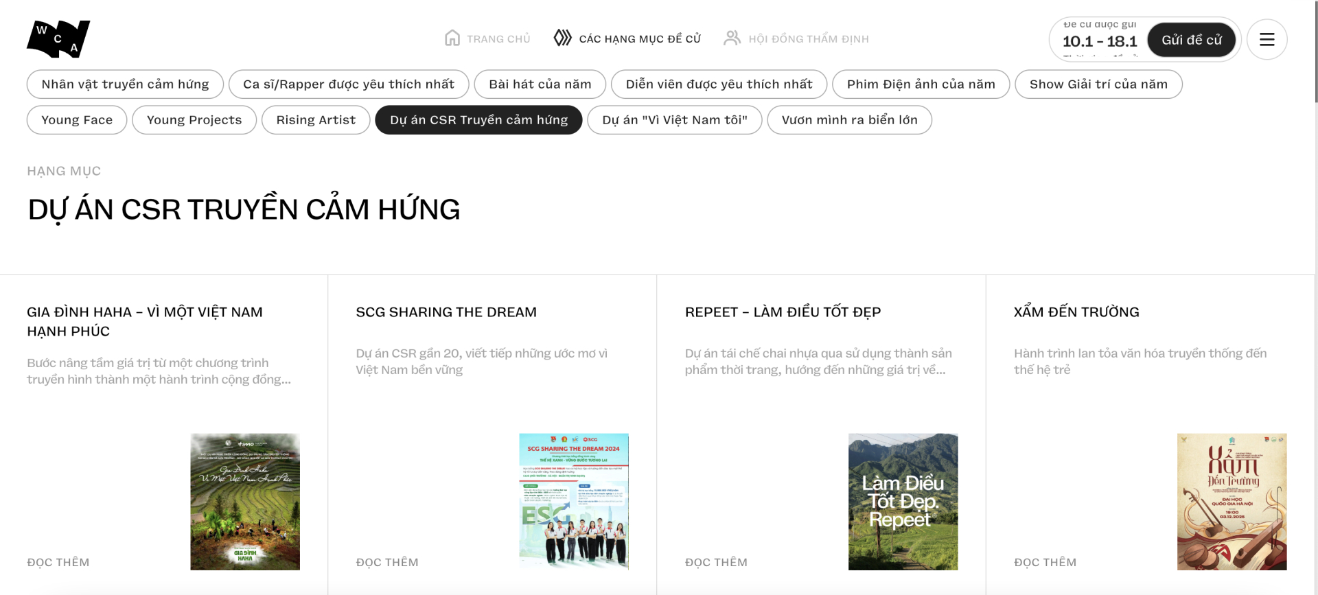 Gấp lắm rồi: Chỉ còn 1 ngày trước khi đóng cổng đề cử WeChoice Awards 2025!