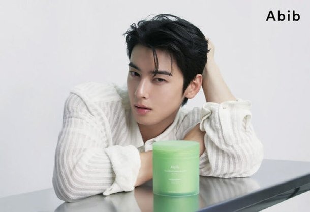 Thương hiệu mỹ phẩm hàng đầu Abib đã xóa, ẩn hình ảnh quảng cáo của Cha Eun Woo. Ảnh: Nate.