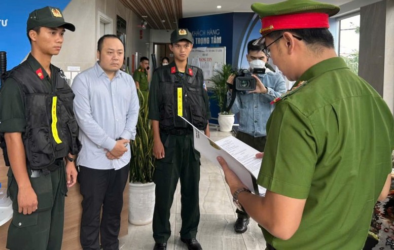 Đối tượng Nguyễn Quang Hoàng, Tổng Giám đốc Công ty TNHH MTV Tư vấn đầu tư GFDI bị bắt tạm giam - Ảnh: Công an TP. Đà Nẵng