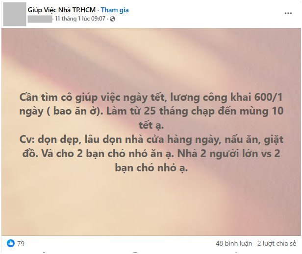 Giúp việc nhà, rửa bát được 