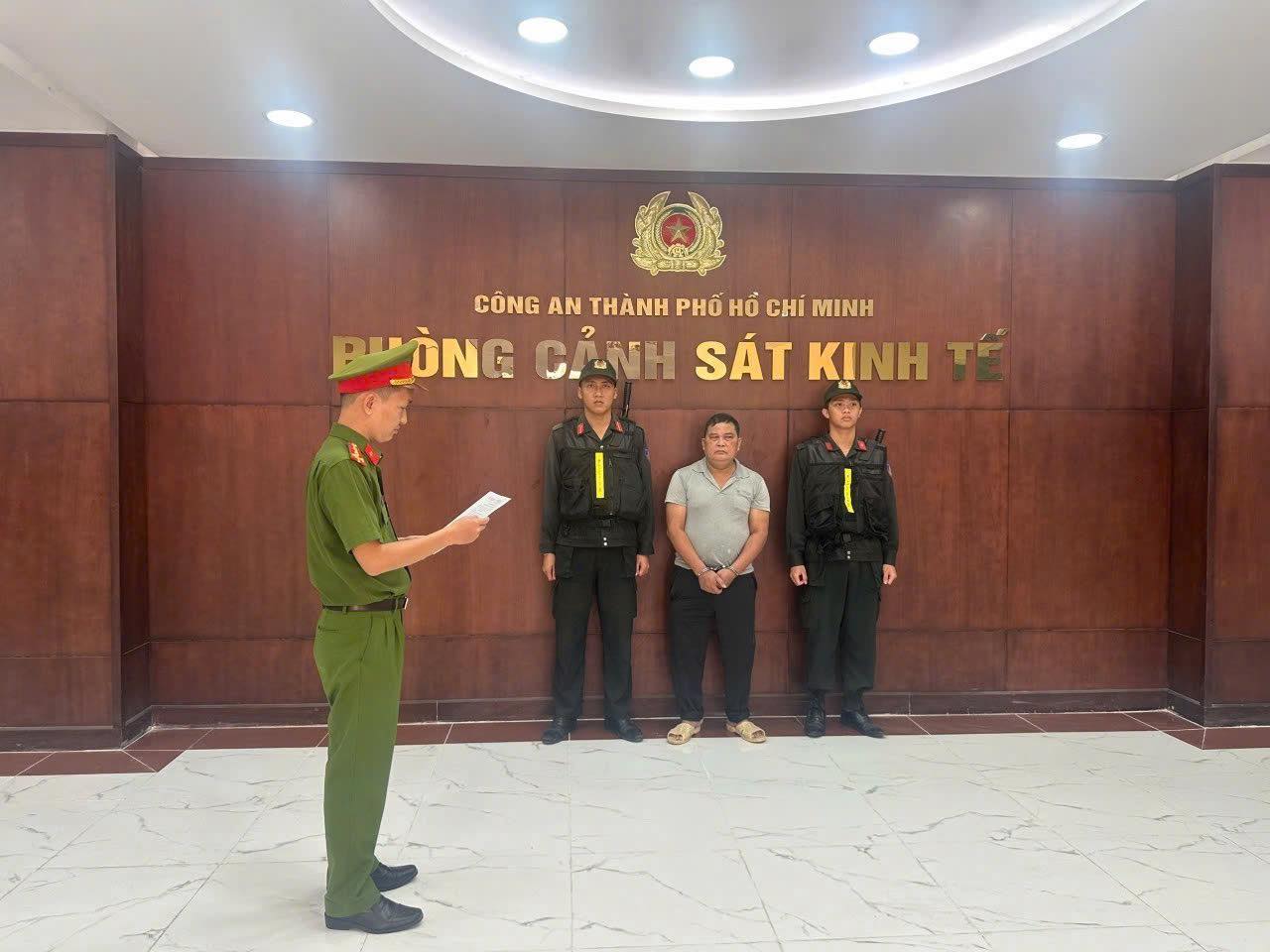 Huỳnh Văn Trường đã bị bắt giữ để điều tra hành vi 