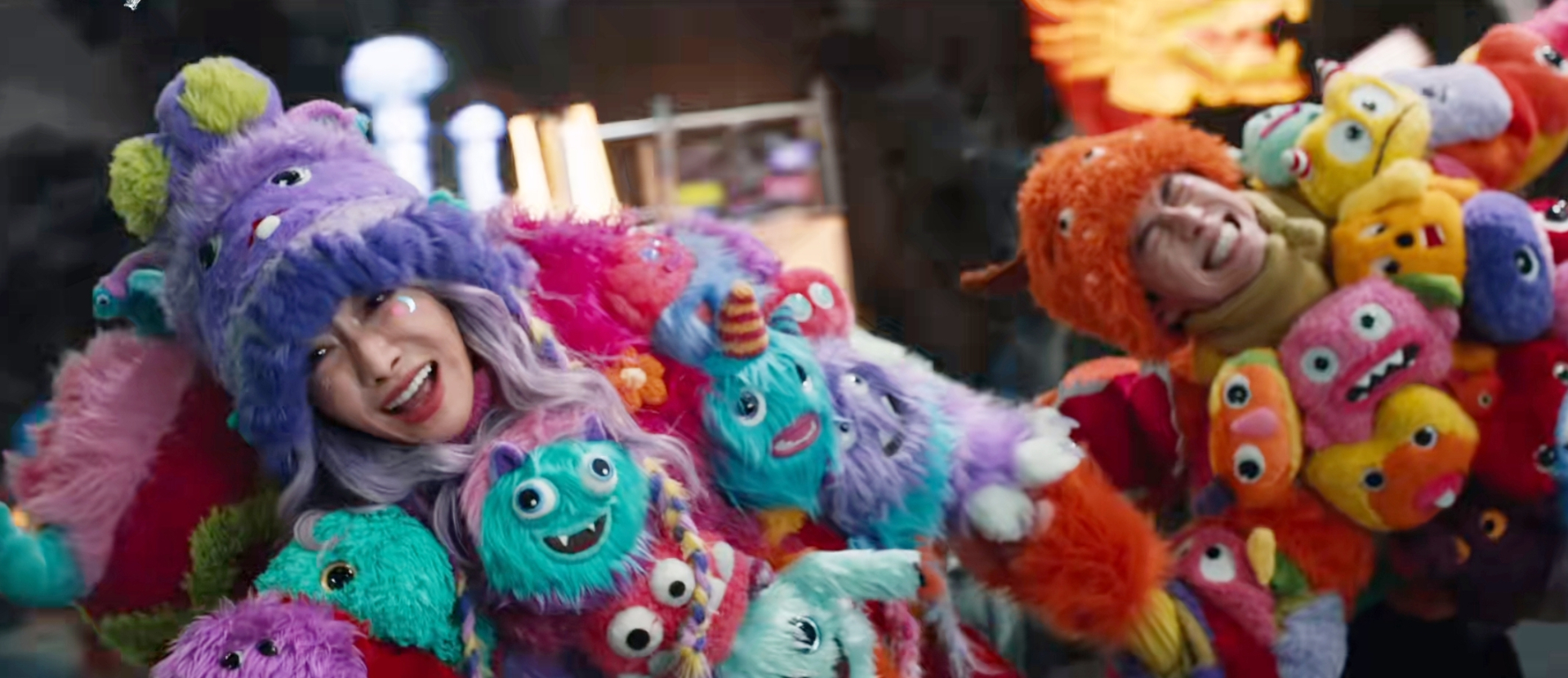 Tống Thiên và Vương Hạc Đệ trong phim Tinh Hà Nhập Mộng