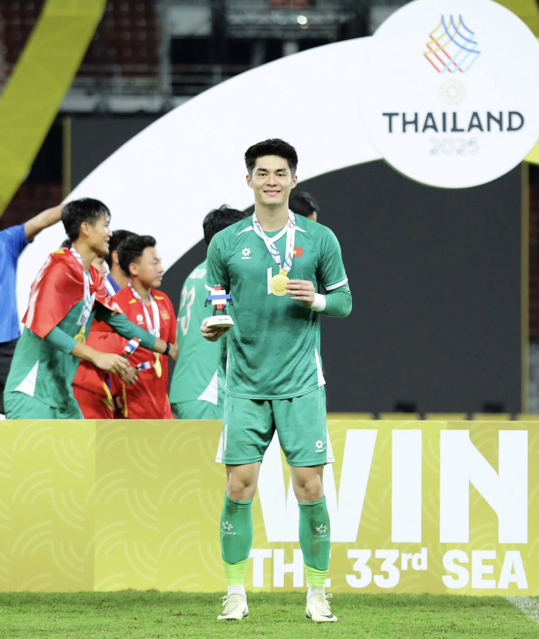 Trần Trung Kiên thời điểm đá SEA Games 33 (Ảnh: FBNV)