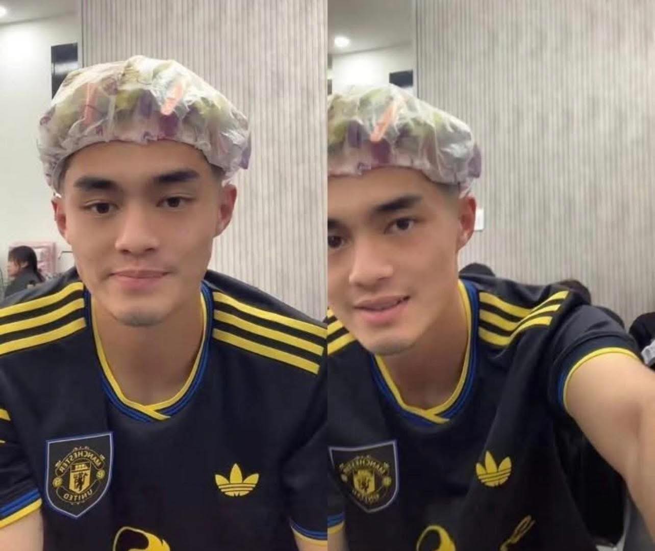 Nam cầu thủ tiết lộ mình giảm 7kg (Ảnh: MXH)