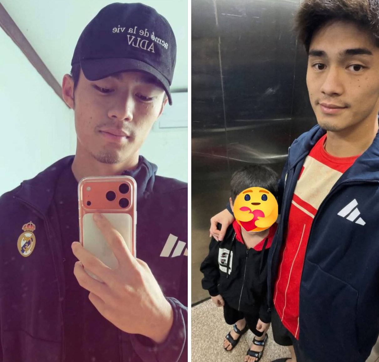 Hình ảnh gây xôn xao của Trung Kiên (Ảnh: MXH)