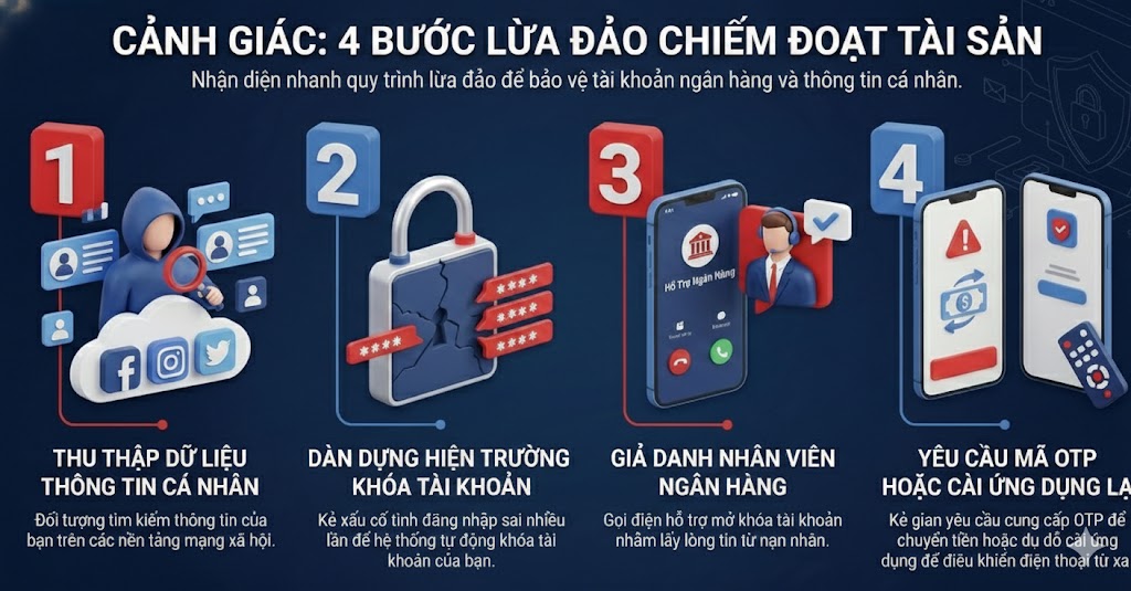 Công an cảnh báo chiêu lừa đảo mới cực kỳ tinh vi: Tất cả người dân có tài khoản ngân hàng hết sức lưu ý