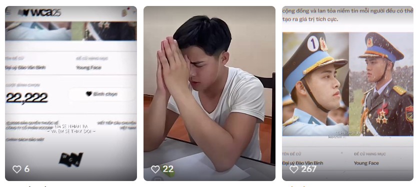 Lê Hoàng Hiệp - Đào Văn Bình: Từ A50, A80 đến viral ở Young Face của WeChoice Awards 2025