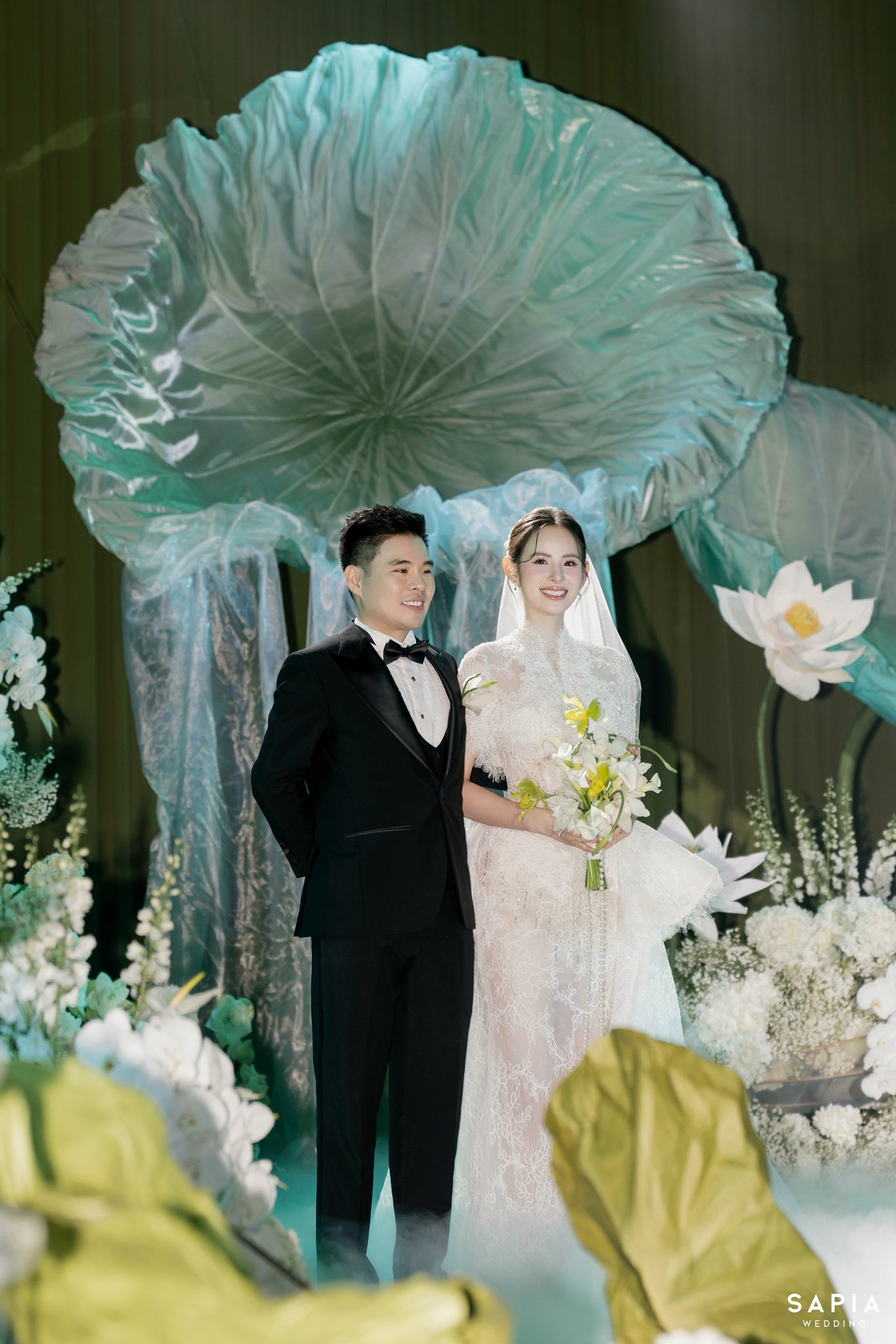 Liên Hương và chồng - Lê Minh Trung (Ảnh: FBNV)