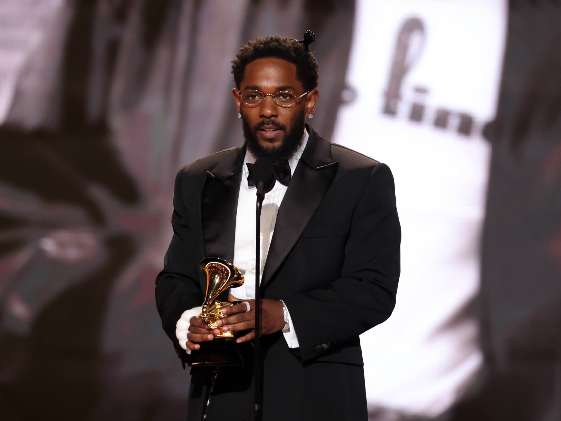Kendrick Lamar thiết lập thành tích hai năm liên tiếp giành Record of the Year (Ảnh: X)