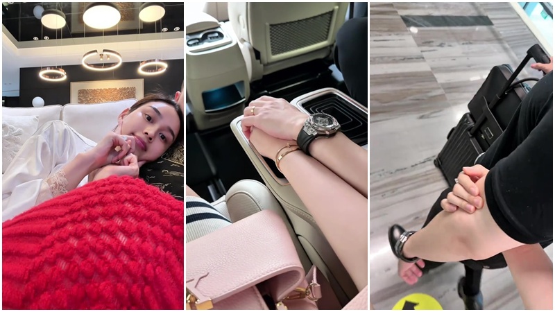 Sau đó là cánh tay khi Đỗ Hà quảng cáo kem tay