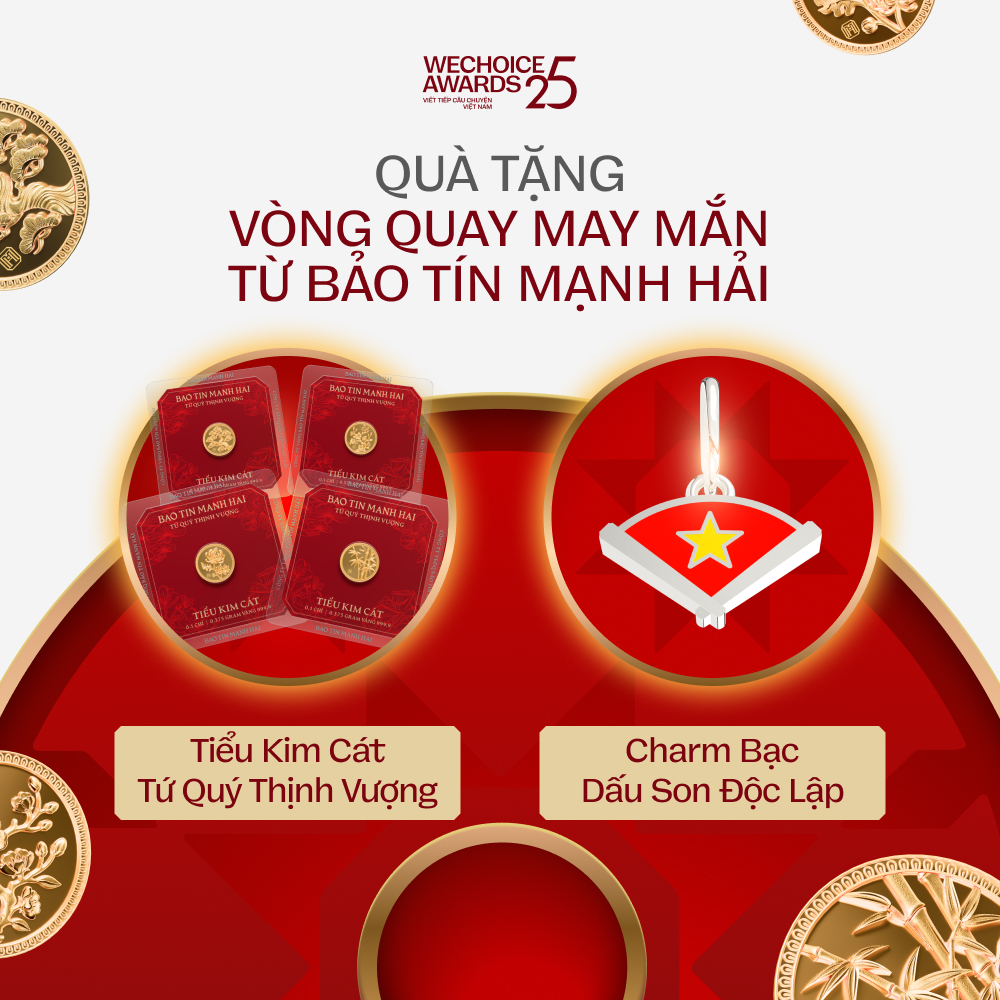 Tưởng chỉ là bình chọn trên WeChoice Awards, ai ngờ lại có thêm cơ hội mang vàng về?