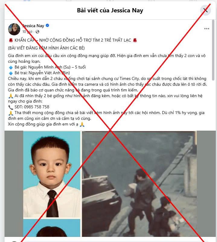 Tràn lan thông tin vụ 