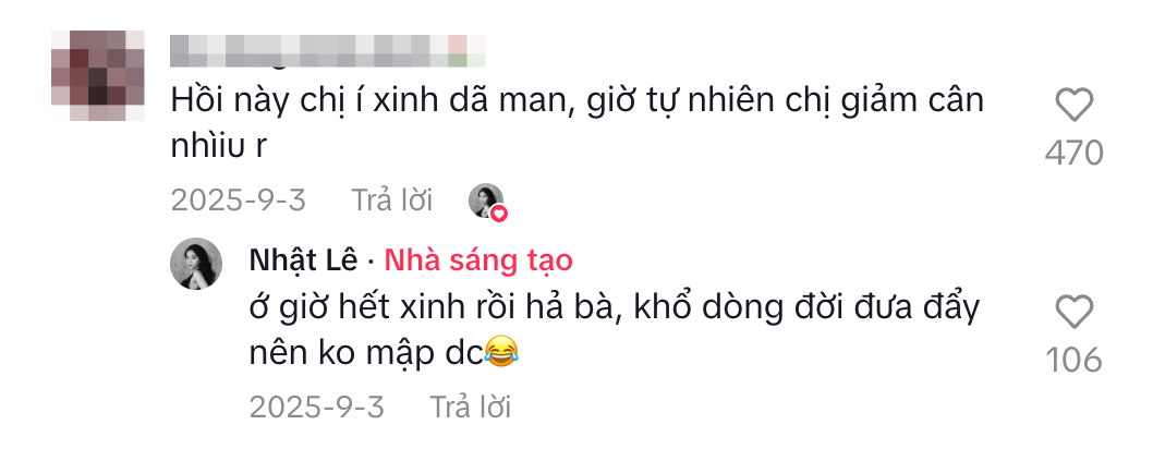 Mỹ nhân sinh năm 1999 cũng bày tỏ rằng bản thân không thể tăng ký