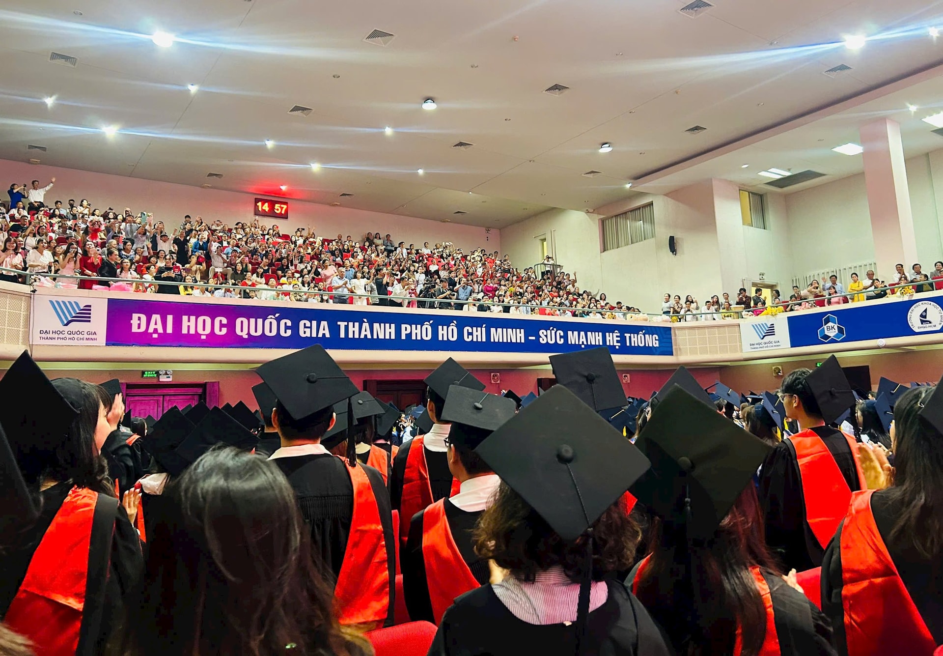 Lễ tốt nghiệp của Trường Đại học Quốc tế – ĐHQG TP.HCM. (Ảnh: Trường Đại học Quốc tế – ĐHQG TP.HCM)