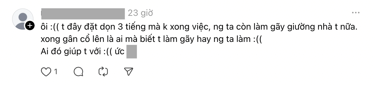 Những câu chuyện dở khóc dở cười khi book dọn nhà sát Tết