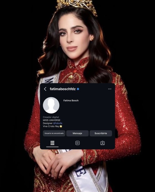 Tài khoản Instagram của Miss Universe (Hoa hậu Hoàn vũ) và đương kim Hoa hậu Fátima Bosch