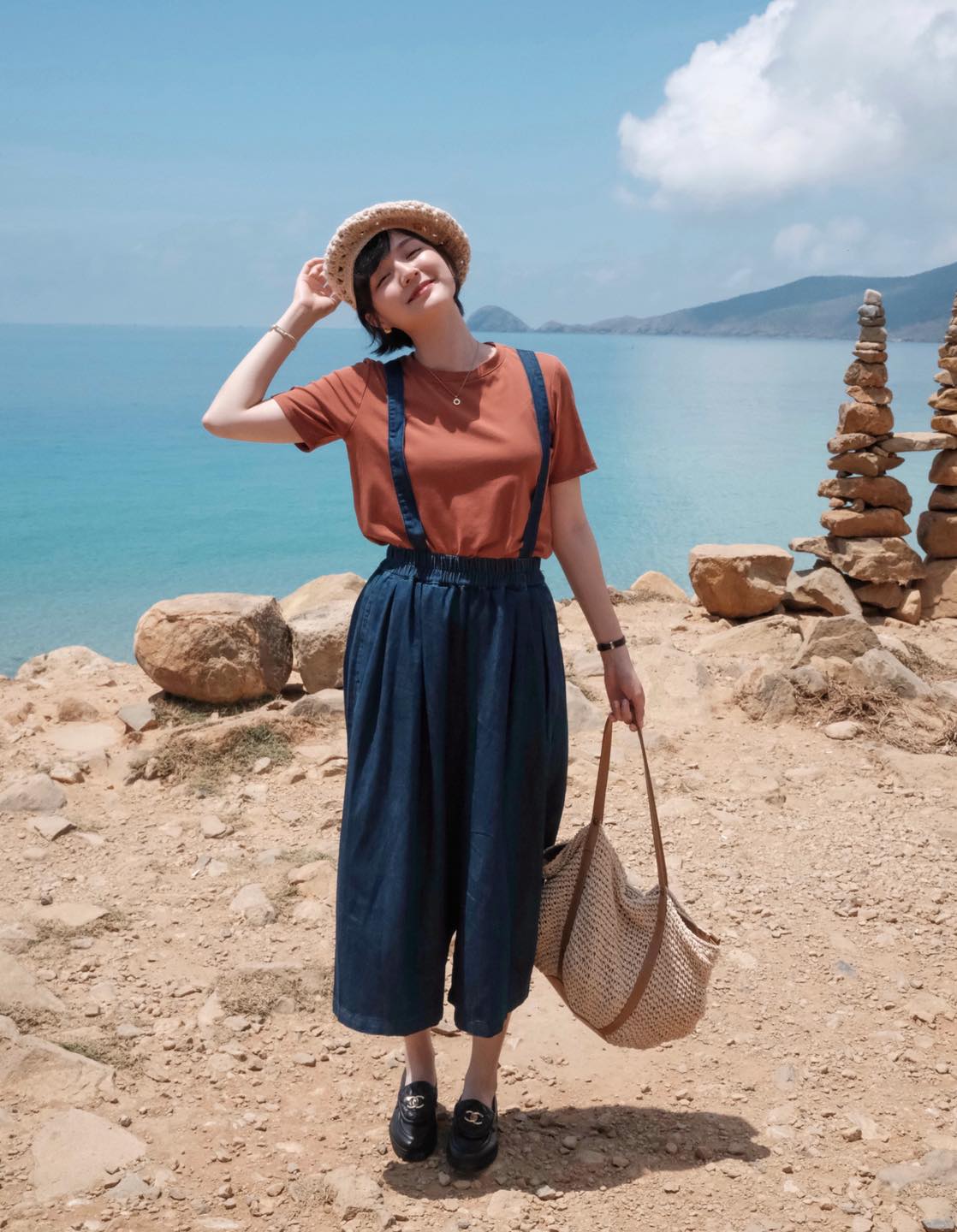 Hải Tú thường diện đồ khá cơ bản, không hay khoe đồ hiệu