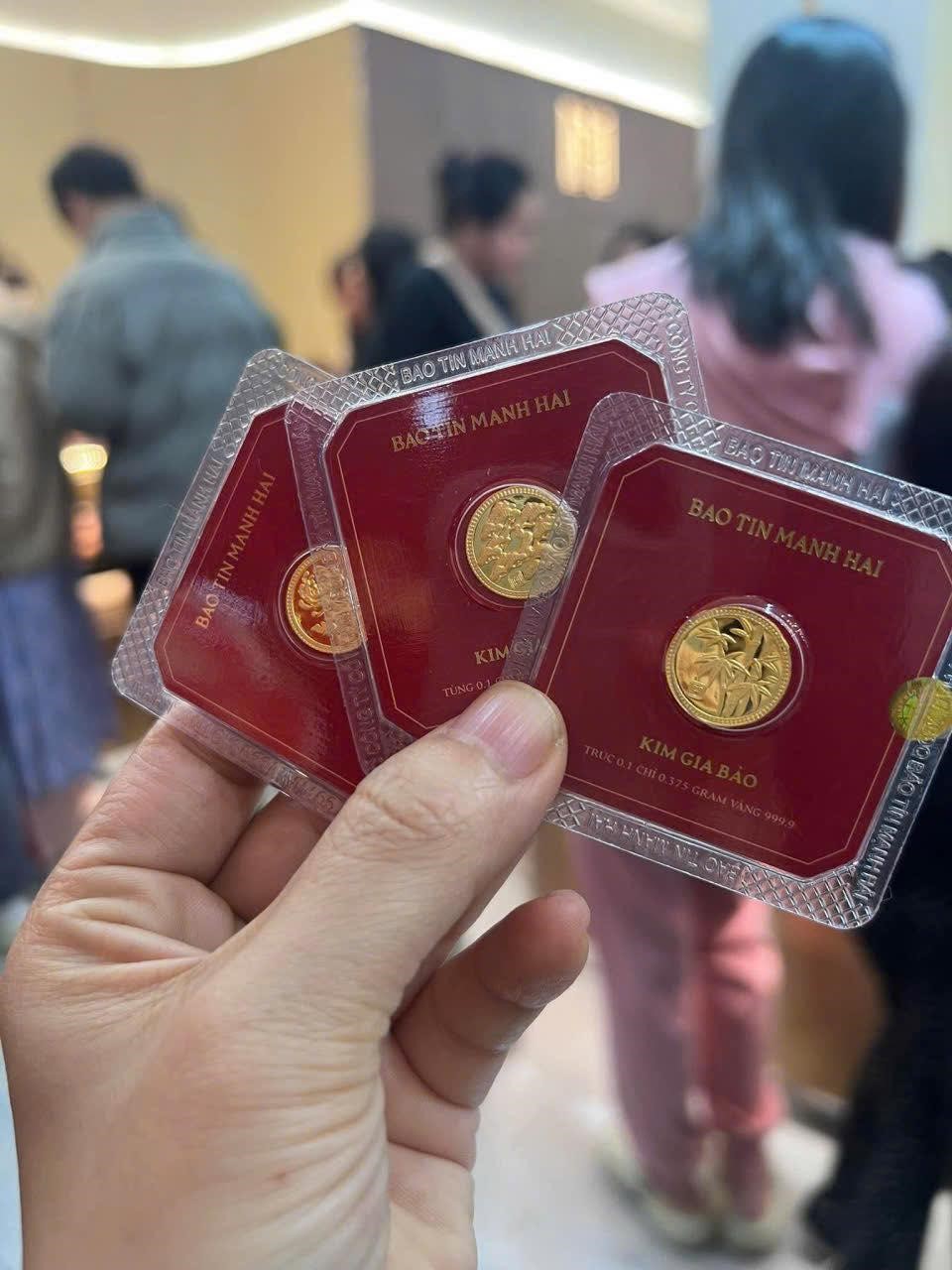   Sản phẩm Tiểu Kim Cát 0,1 của Bảo Tín Mạnh Hải chỉ đang được khách hàng ưa chuộng. (Ảnh Bảo Tín Mạnh Hải)  