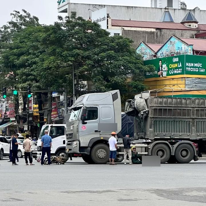 Hiện trường vụ tai nạn giao thông khiến 1 người tử vong 