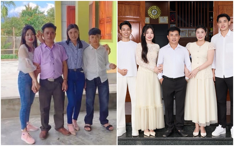 Cũng sơ mi trắng, cũng chụp ảnh cùng gia đình nhưng Đình Bắc lạ lắm!