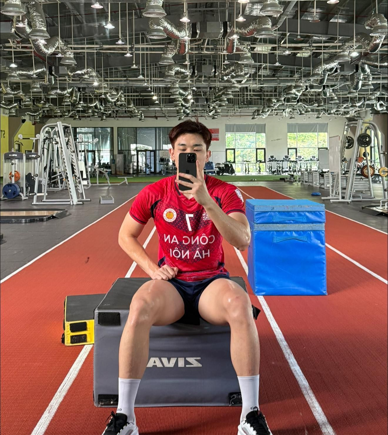 Đến hiện tại, Đình Bắc vẫn không ngừng tập luyện thể lực và vóc dáng