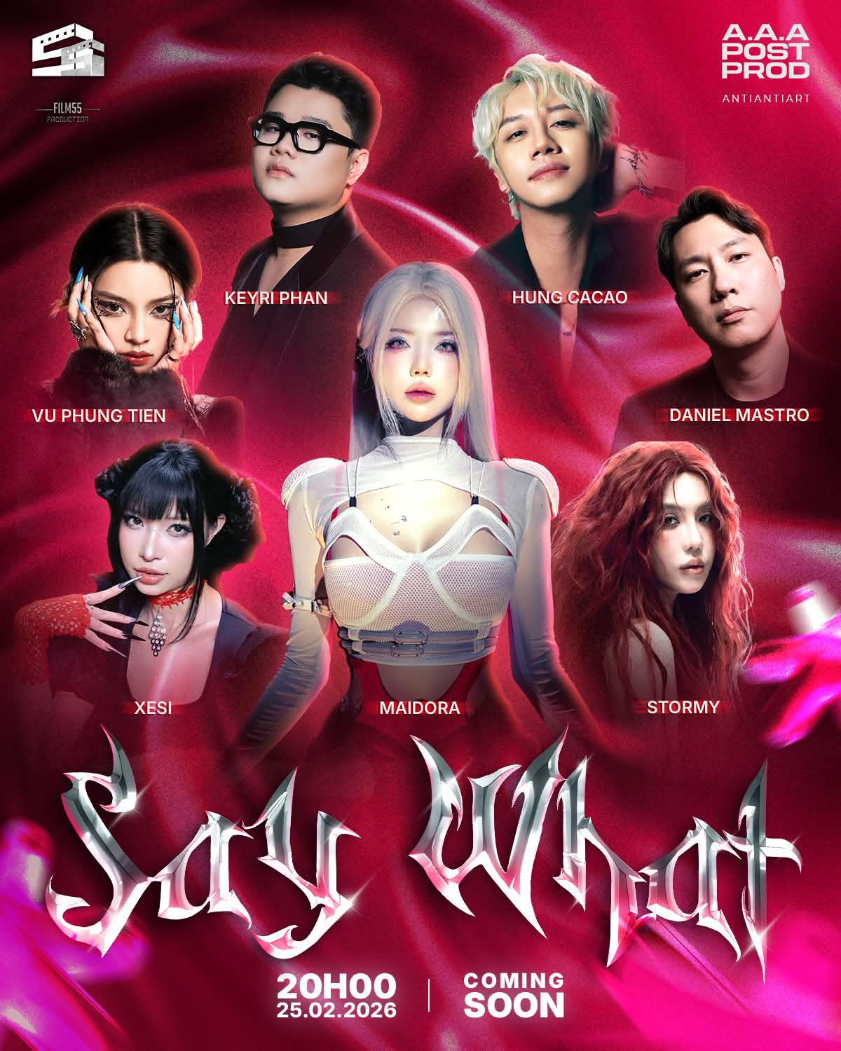 Mai Dora hợp tác cùng các nhà sản xuất và nhạc sĩ như Keyri Phan, Xesi, Daniel Mastro, Stormy, Vũ Phụng Tiên và Hưng Cacao (Ảnh: FBNV)