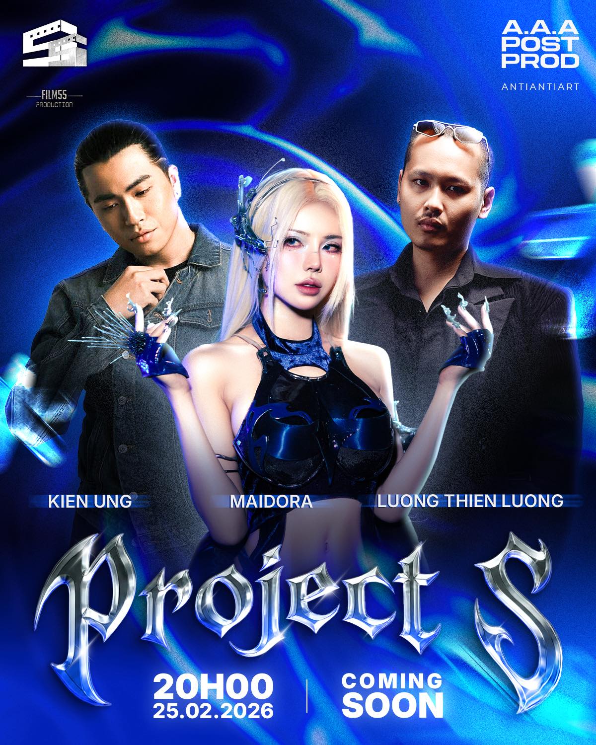 Phần hình ảnh của dự án do đạo diễn Kiên Ứng thực hiện, phối hợp cùng nhà sản xuất Lương Thiên Lương; khâu hậu kỳ do đội ngũ AntiAntiArt đảm nhiệm (Ảnh: FBNV)