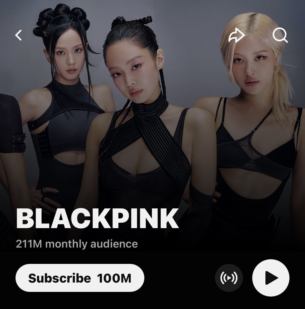 Hình ảnh em út của nhóm bị cắt bỏ khỏi avatar của nhóm trên YouTube Music (Ảnh: X)