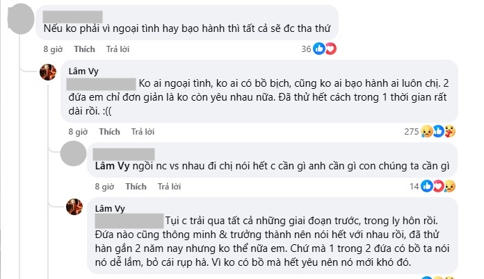  TikToker Lâm Vy bất ngờ thông báo ly hôn chồng sau 10 năm chung sống, lý do là gì?